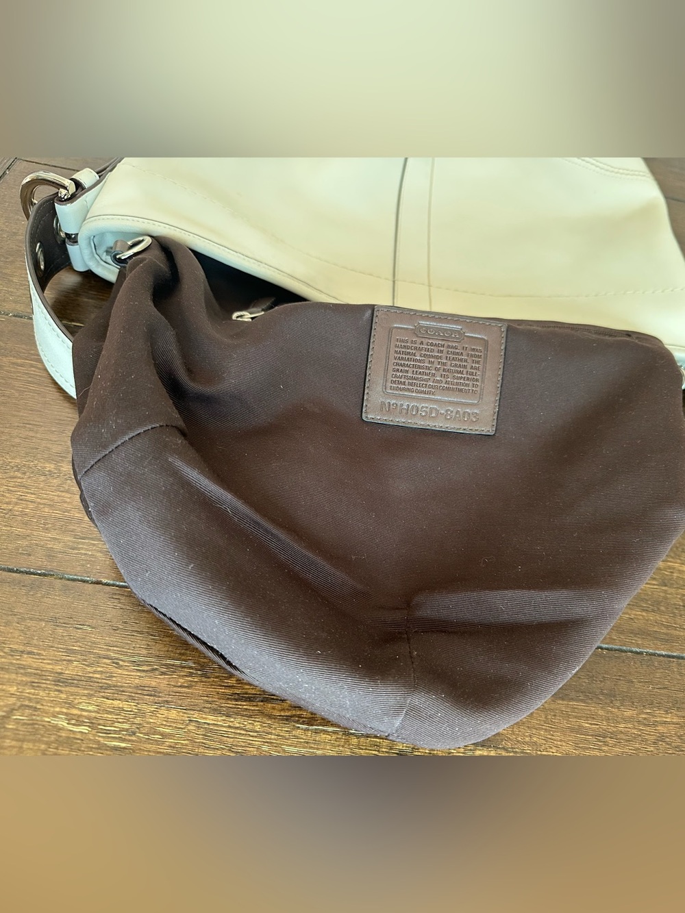Vintage Coach y2K Soho Crescent hobo shoulder bag A803 - Picture 6 of 16